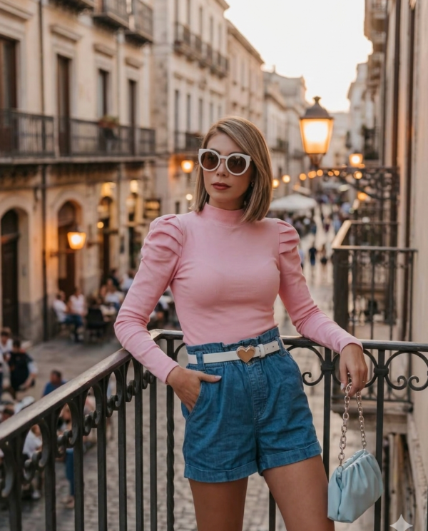 Blusa Manga Princesa Tricot