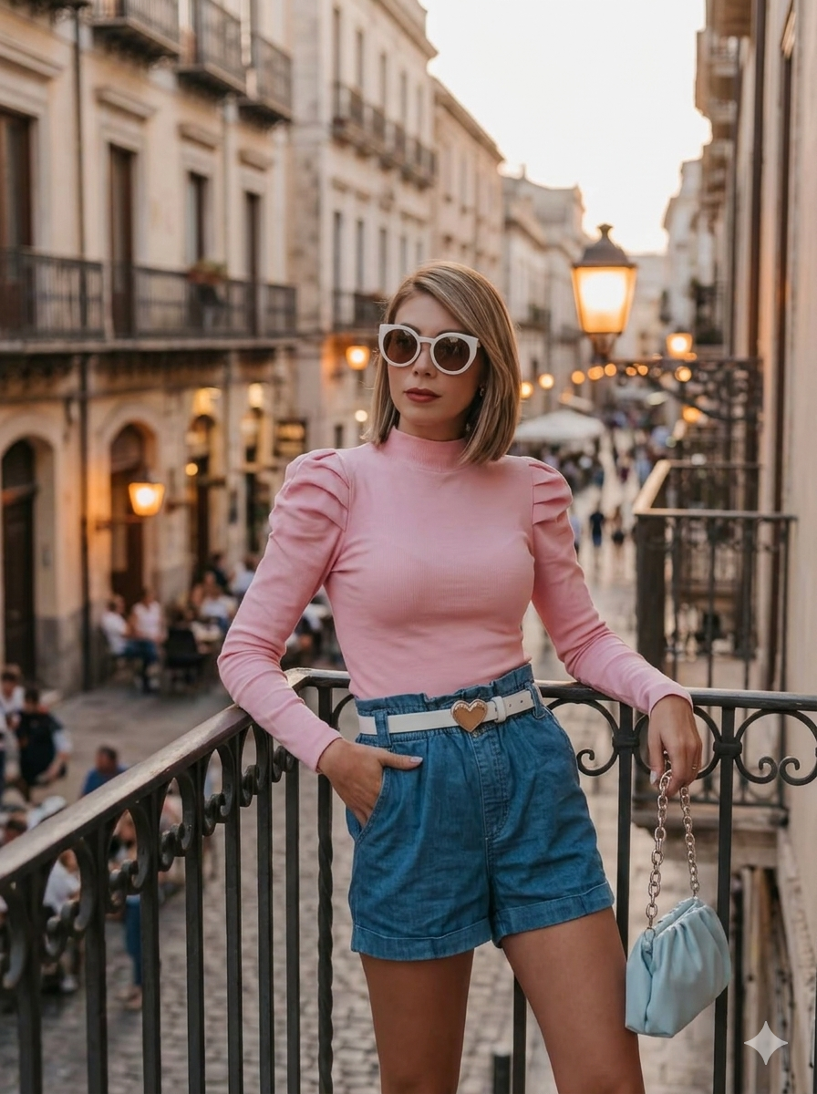 Blusa Manga Princesa Tricot