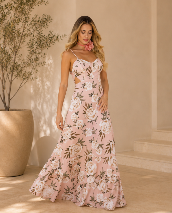 Vestido Longo Corset