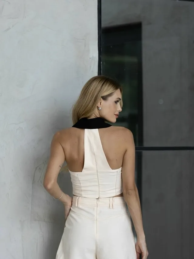 Blusa Chocker Contraste - Image 4