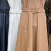 Vestido Mídi PU com Cinto - Image 6