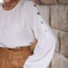 Blusa Viscolinho com Botões - Image 3