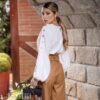Blusa Viscolinho com Botões - Image 2