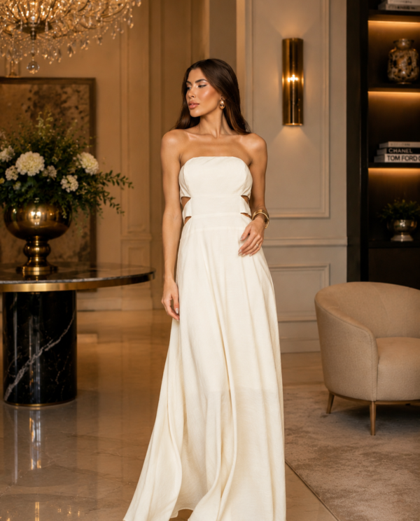 Vestido Longo Tomara que Caia