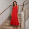 Vestido de Linho com Flor - Image 4