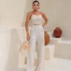 Calça Pantalona Linho Poema