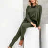 Conjunto Malha Tricot Blusa Ampla - Image 13