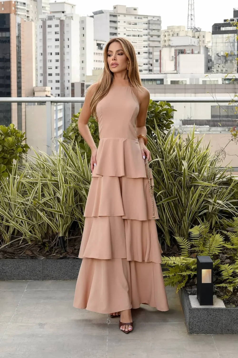Vestido Babado Leve Fluido - Image 12