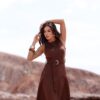 Vestido de Suede com Cinto - Image 3