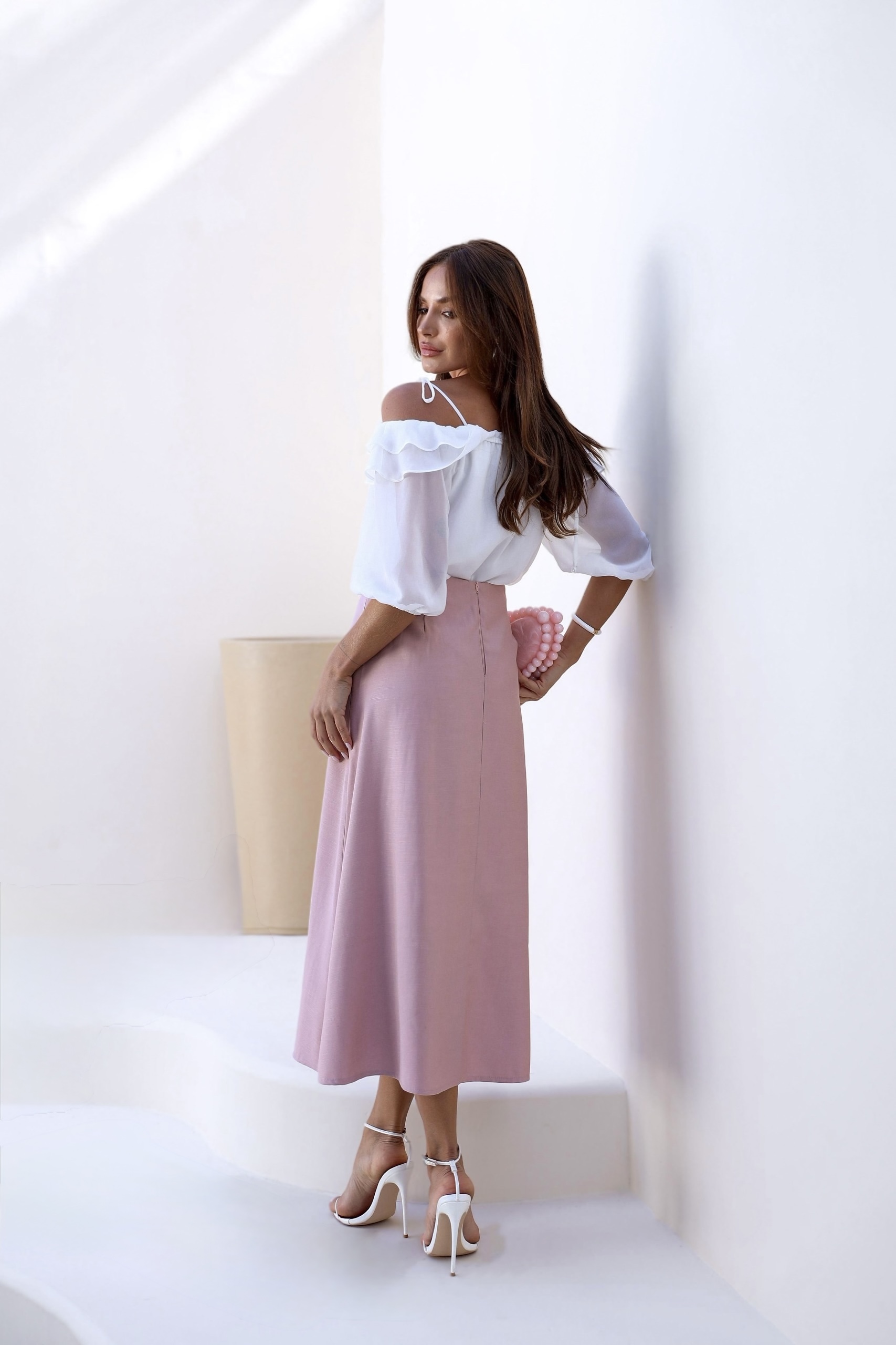 Blusa Chiffon Ombro a Ombro - Imagem 4