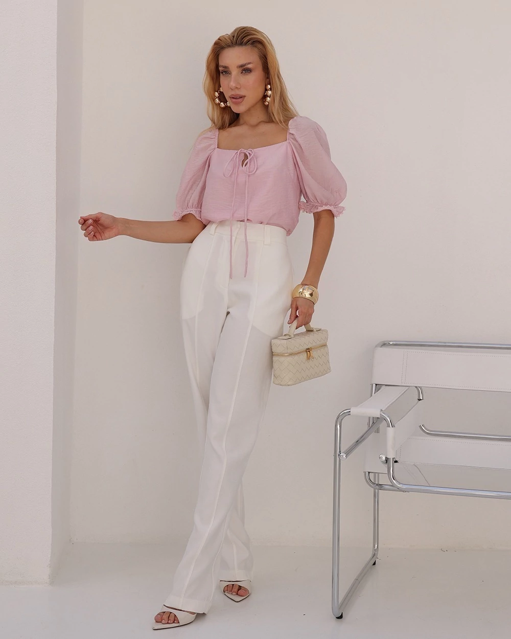 Blusa Viscose Manga Princesa Cristal - Imagem 3