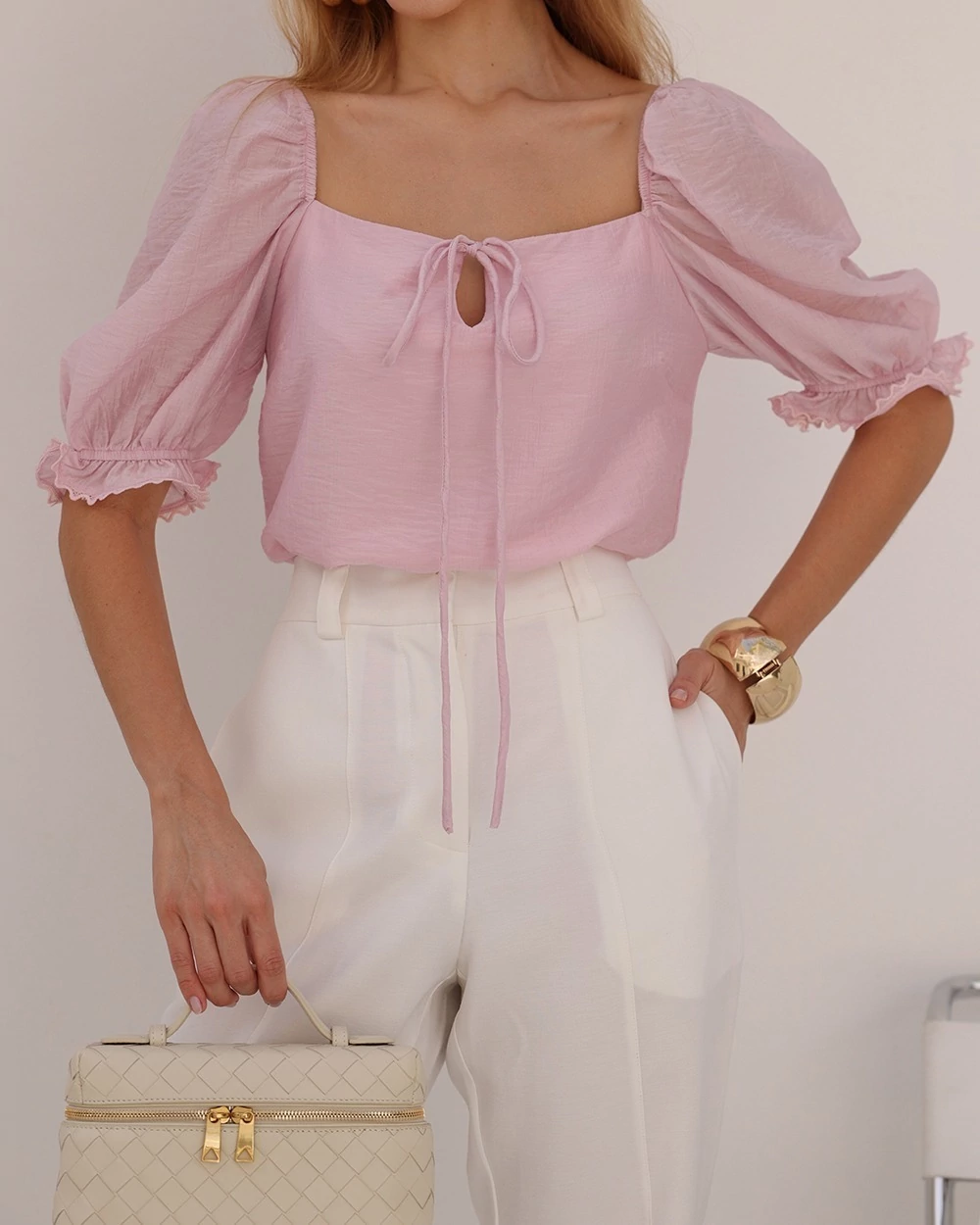 Blusa Viscose Manga Princesa Cristal - Imagem 5