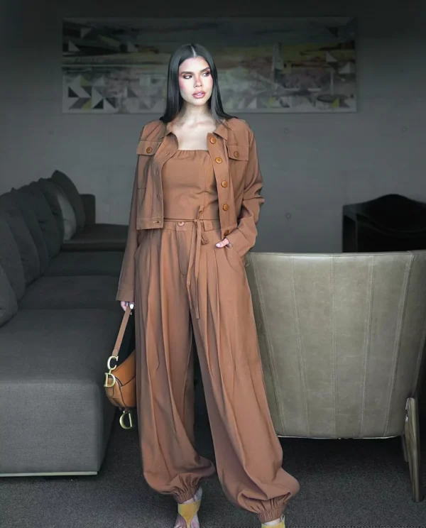 Conjunto Tomara que Caia Ballon Três Peças