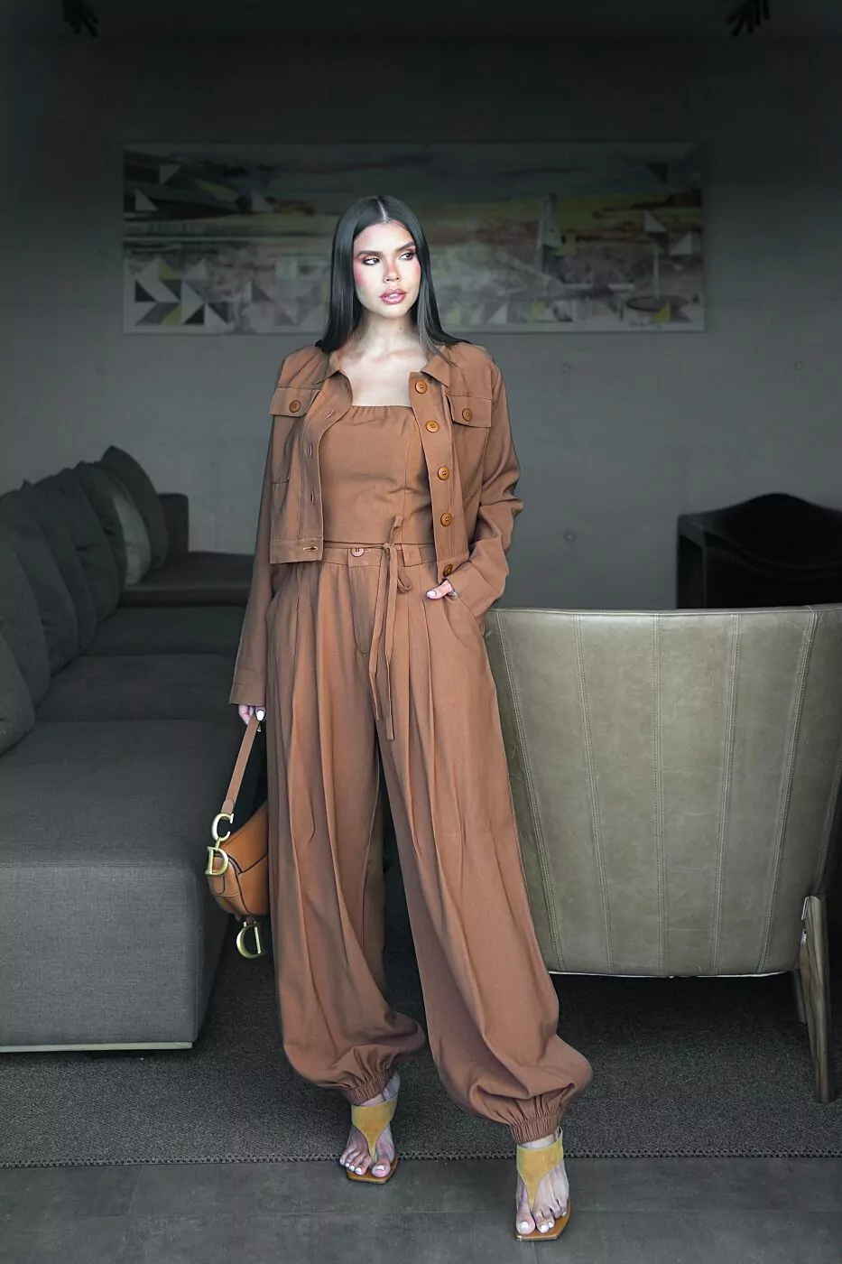 Conjunto Tomara que Caia Ballon Três Peças