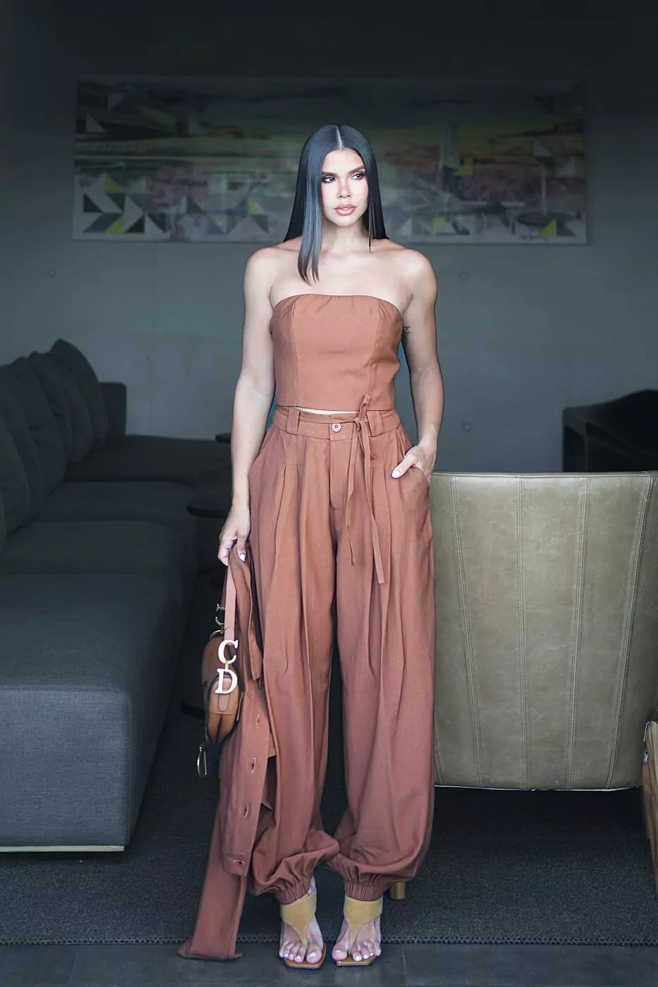 Conjunto Tomara que Caia Ballon Três Peças - Imagem 7