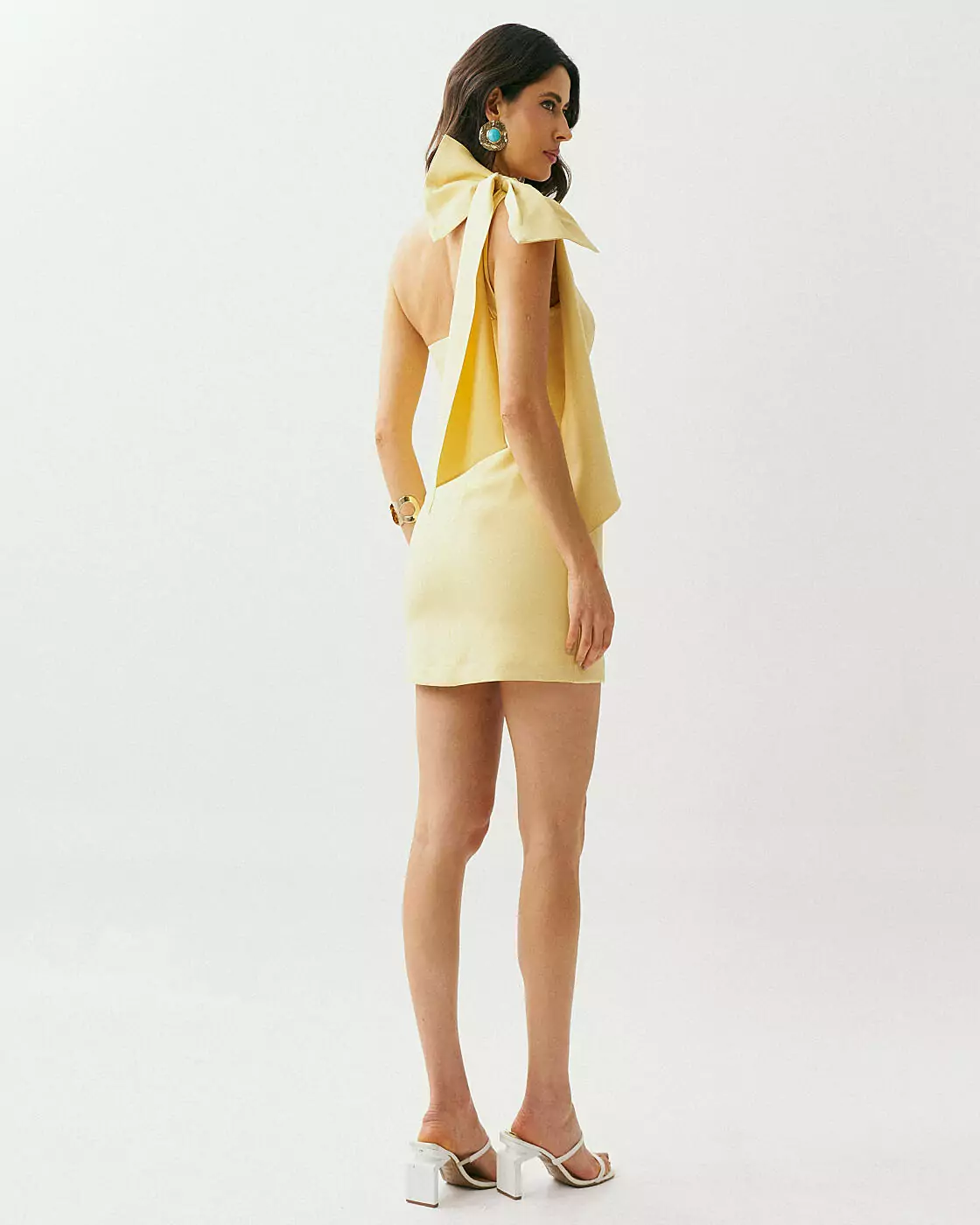 Vestido Curto Alça Amarração Única - Imagem 7