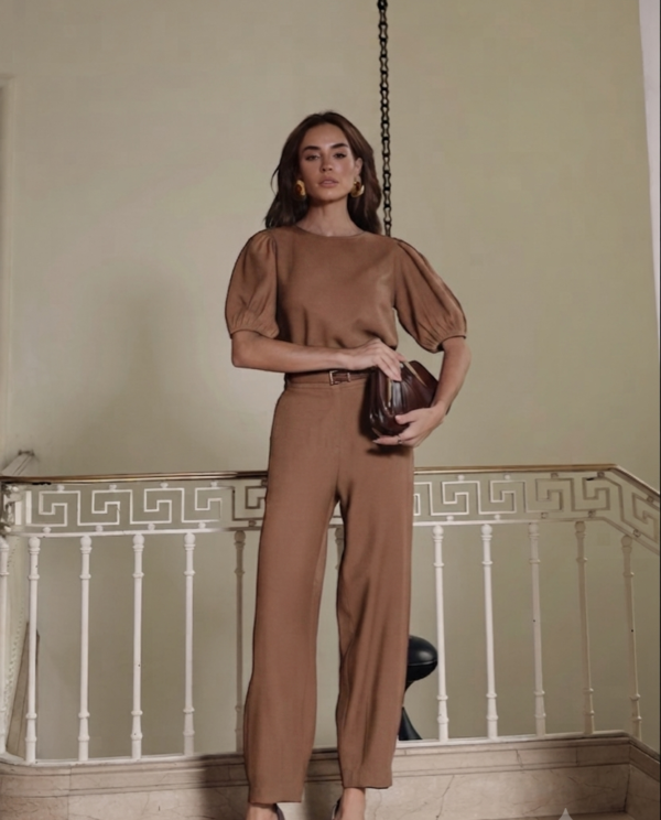 Conjunto Alfaiataria Calça Carrot Ávila